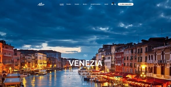 Altair - Tema WordPress Agência de viagens 